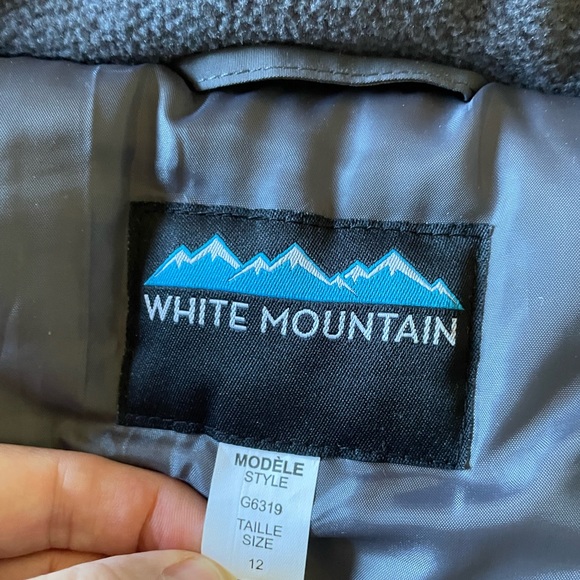 Snowboard & Ski Jacket Winter Parka, Bright Pink & Grey, White Mountain - Picture 15 of 16